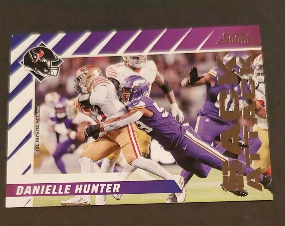Danielle Hunter 2024 Score Football Sack Attack Insert #12