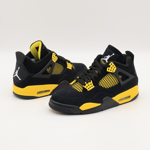 DH6927-017 Nike Air Jordan 4 Retro Thunder Lightning Black Tour Yellow Gold - Bild 8 von 10