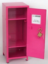 Kids Mini Metal Locker Kids Treasure Box 4.25"w 4.50"d 10.75"h 11 colors, SS622