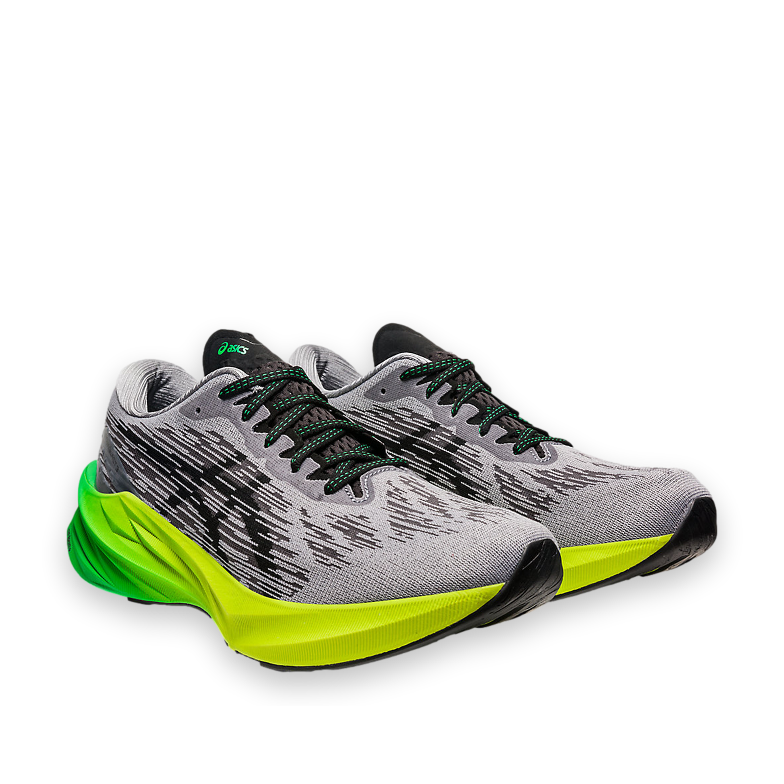 Asics Novablast 3 Men's Running Shoes Black Blue Sport Run Sneakers