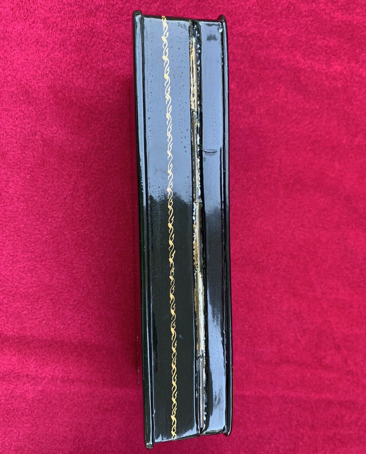 Pair Russian Lacquer Boxes, Hand Painted & Signed Frog Prince Ivan and