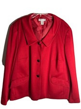 John Meyer of Norwich Women  s Blazer Jacket 28W Red