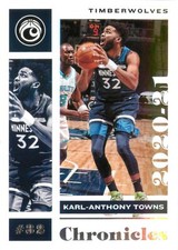 Karl-Anthony Towns 2020-21 Panini Chronicles Basketball Chronicles Base Card #32