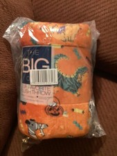 The Big One Oversized Plush Scary Halloween Dogs Throw Blanket - 5'x6' Orange