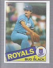1985 Topps #412 Bud Black - NM