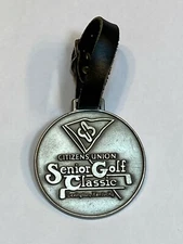 Miller Golf Bag Tag 1988 Citizen Union Senior Classic Lexington Kentucky Metal 