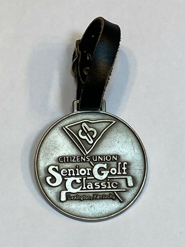 Miller Golf Bag Tag 1988 Citizen Union Senior Classic Lexington Kentucky Metal