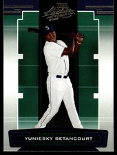 2005 Playoff Absolute Memorabilia #97 Yuniesky Betancourt Gold Rookie Mariners