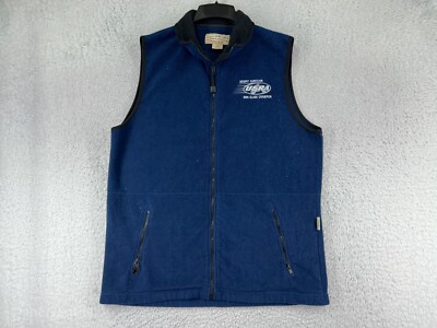 Colorado Timberline Vest Mens Medium Blue Full Zip 2006 Class Champion USRA Poly