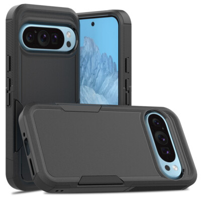 For Google Pixel 10 Pro XL/10A/9 Heavy-Duty Rugged Hybrid Dual Layer Case Cover