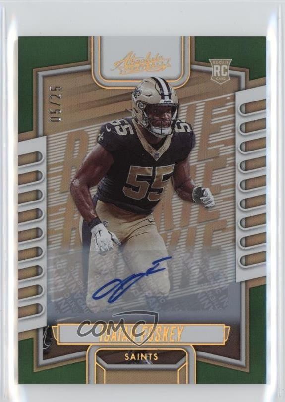 Isaiah Foskey Panini Absolute #166 Signature-Green Spectrum