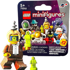LEGO Space Alien Imposter Minifigure Series 26 CMF 71046 Green Nanofigure in box
