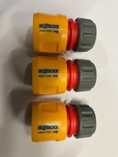 HOZELOCK STOP CONNECTOR HOSEPIPE HOSE FITTING x 3
