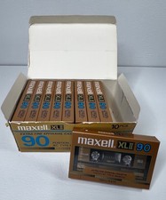 MAXELL XLII 90 EXTRA FINE EPITAXIAL Cassette Sealed and Brand New x9