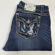 Miss Me Jeans Mid-Rise Easy Boot Sz 34