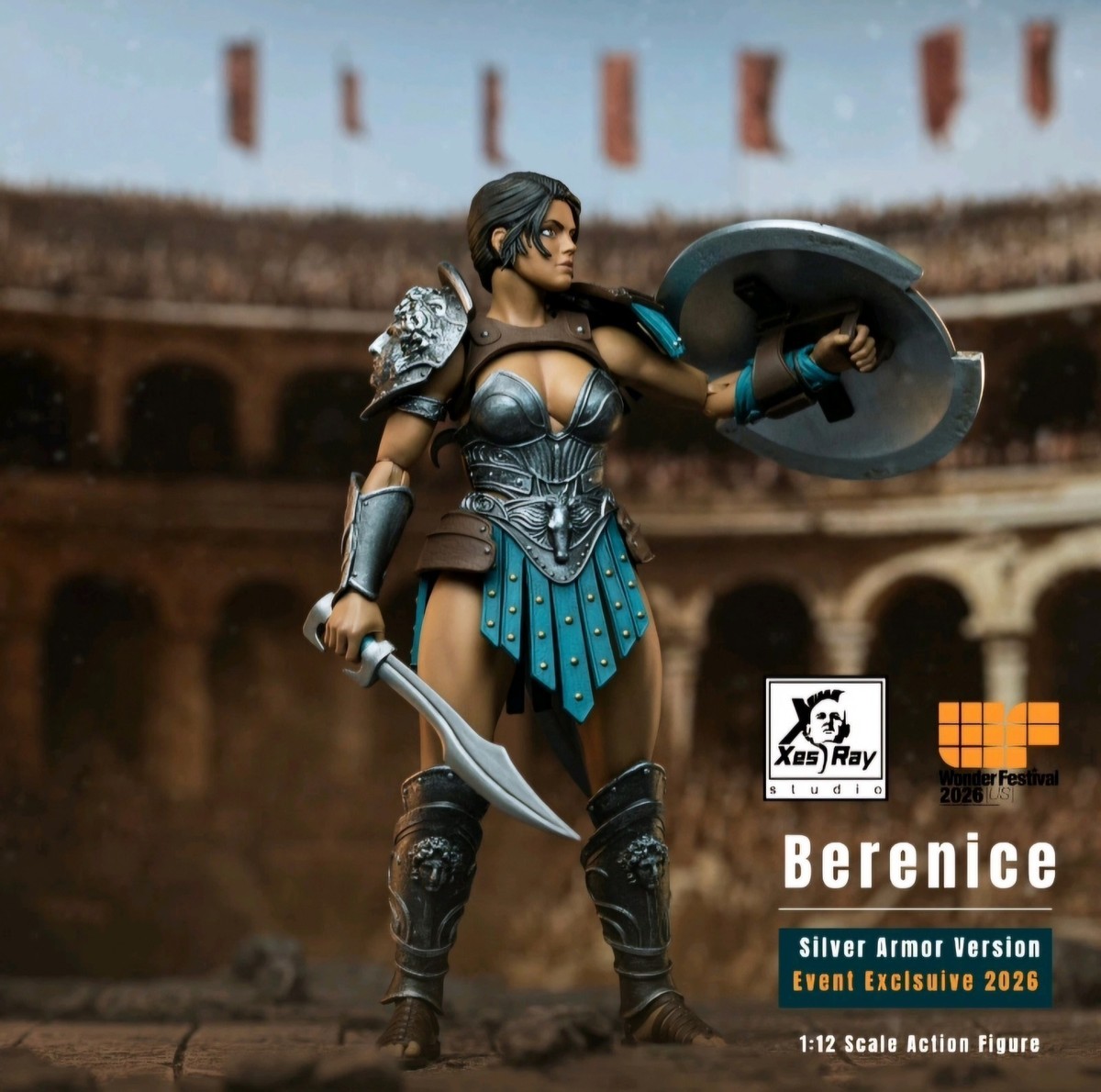 XesRay Studio 1/12 Fight for Glory Berenice​ Silver Armor Ver. 2026 LimitedModel View 5