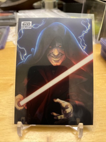 Darth Sidious [X-Fractor] #AS-2 Star Wars 2024 Topps Chrome Galaxy Art of the Sith card