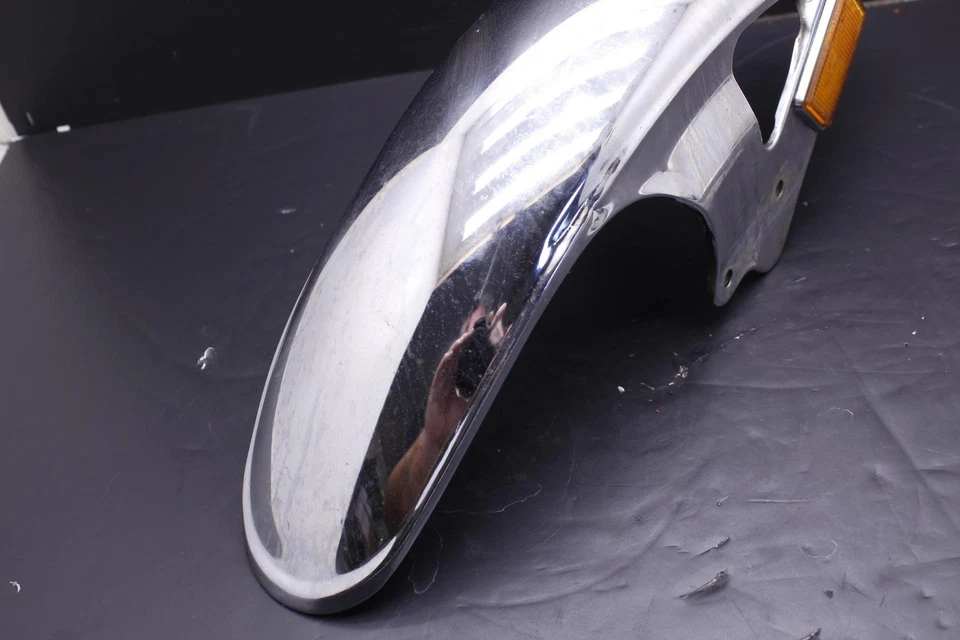 1983 Yamaha Virago 500 OEM para-lama dianteiro R9 - Imagem 3 de 4