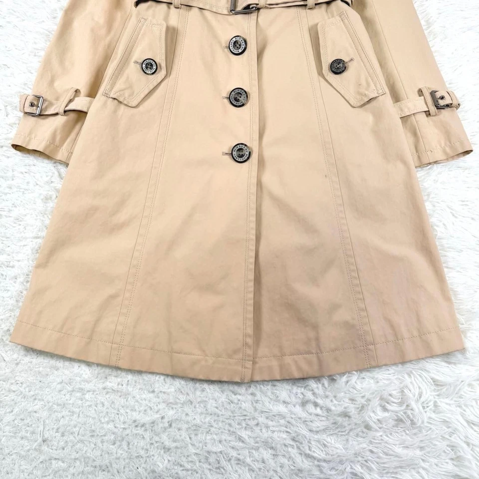 Gabardina Burberry Blue Label, larga, con forro, cuadros Nova, talla 40 Foto 4 de 4