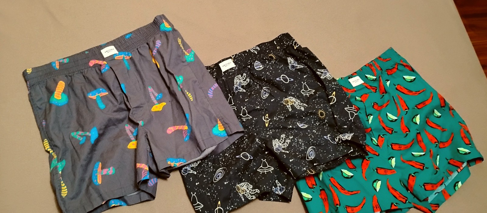 ARIZONA JEAN CO BOXERS 3 PAIR LOT - S