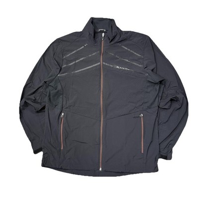 Black Yak Jacket Black Full Zip Gorp Outdoor Pockets Track Jacket Mens Med 100