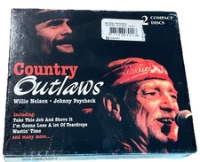 Country Outlaws Johnny Paycheck Willie Nelson (CD, 2007, 2 Disc Set) New
