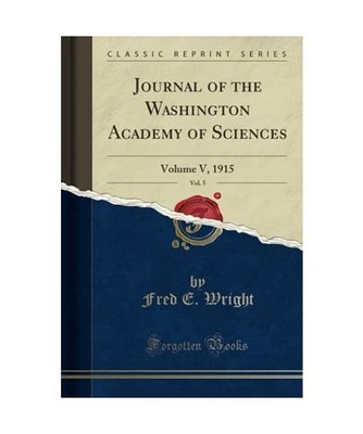 Journal of the Washington Academy of Sciences, Vol. 5: Volume V, 1915 