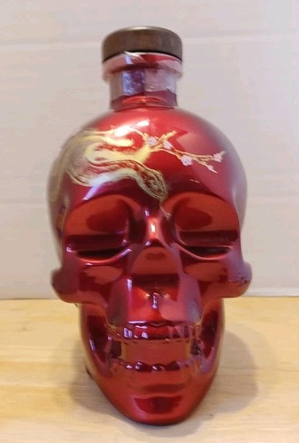 Crystal Head Vodka Year of the Snake New Year Lunar Red Skull 2025 Bottle Empty - Picture 2 of 17