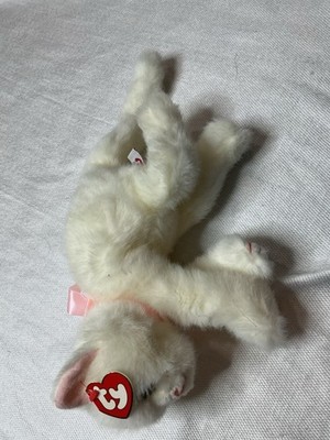 1996 TY Beanie Baby Buddy Crystal the White Cat 1120