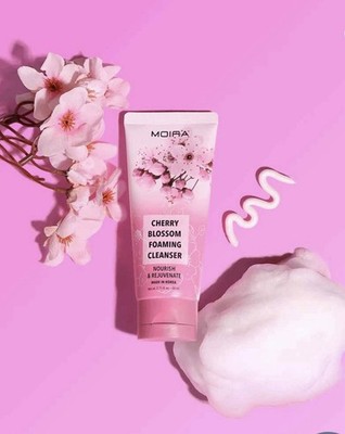 MOIRA Cherry Blossom Foaming Cleanser Is A Gentle Formula for All Skin 2.71 Oz