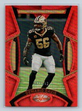2023 Panini Certified #84 Demario Davis Mirror Orange #/149 New Orleans Saints
