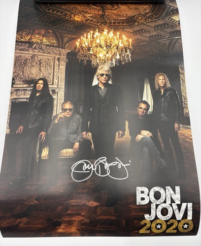 Jon Bon Jovi Signed Autographed 2020 Album 13x19" Poster