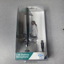 Logitech Consumer USB Desktop Microphone Pivoting Noise Canceling For PC/Mac 325