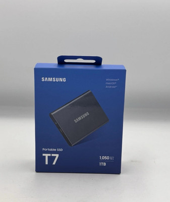 Samsung T7 1TB Portable SSD - GRAU NEU VERSIEGELT