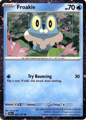 Froakie - 056/197 - Cosmos Holo Theme Deck Exclusive - Near Mint