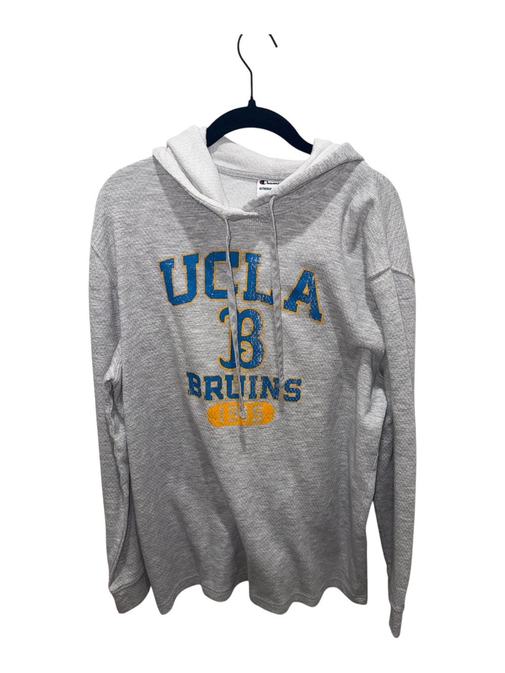 Champion UCLA Bruins Gray Oversized Hoodie Sweatshirt Graphic XL image 2