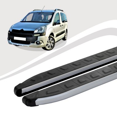 Trittbretter passend für Citroen Berlingo ab Baujahr 04/2008-12/2018 DOLU Silber