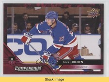 2016-17 Upper Deck Compendium Red Nick Holden #748 READ n7v