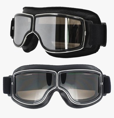 Motorradbrille Winddicht Schutzbrille Motocross Herren Retro