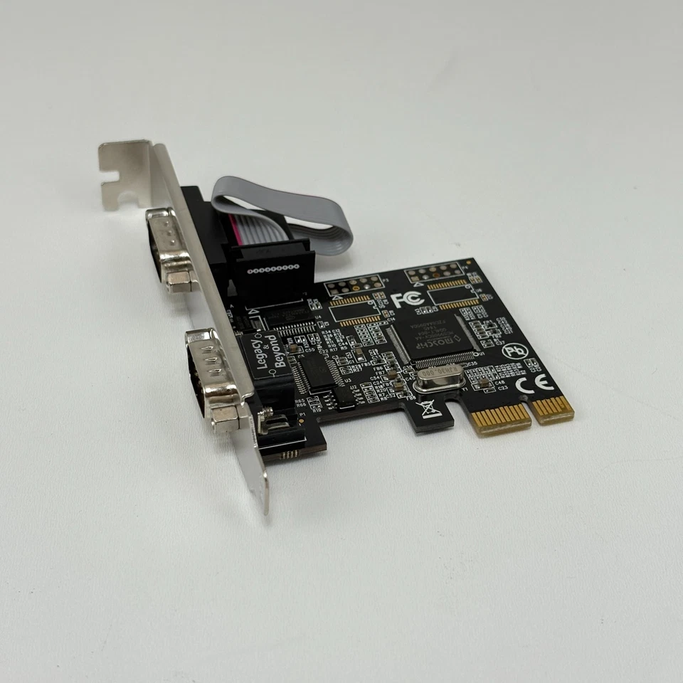 SIIG Legacy & Beyond Dual‑Serial RS‑232 PCIe Card (2‑Port, 16C550, 115.2 Kbps) - Image 3 of 4