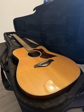Yamaha A1M Cutaway Dreadnought Acoustic-Electric Guitar Natural 6-String  case
