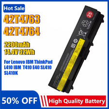 14.4V 32Wh 42T4763 42T4764 Laptop Battery for IBM THINKPAD L410 Thinkpad T410 E