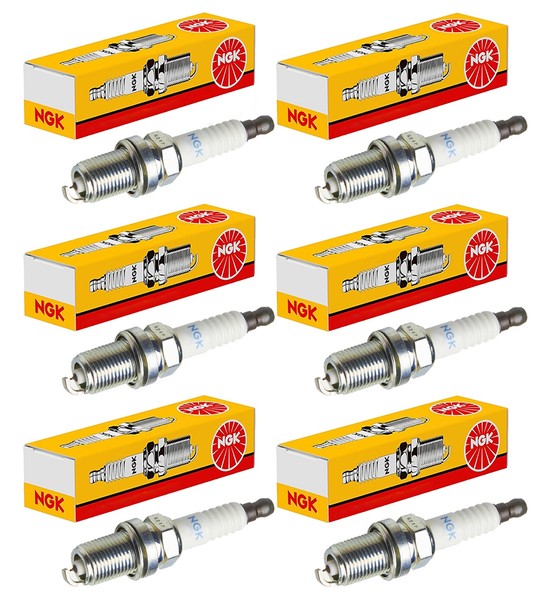 6X NGK ZüNdkerze FüR Mitsubishi Outlander III Gg_W Gf_W ZJ ZL 3.0 GT 4WD-image