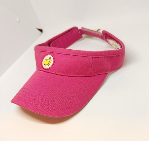 The Masters Visor Hat Cap NEW Women’s Pink Golf Augusta National Cap Hat - Picture 2 of 5