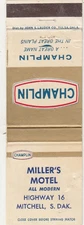 Champlin-Miller's Motel-Mitchell-South Dakota-SD-As Is-Wear