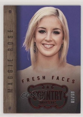 2014 Panini Country Music Fresh Faces Red 9/99 Maggie Rose #9 uk2