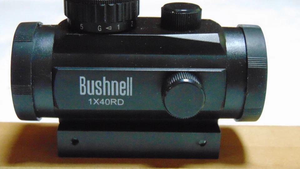 Mira de punto rojo/verde Bushnell modelo 1x40 RD Foto 2 de 4