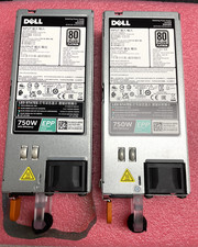 2X OEM Dell E750E-S1 750W Poweredge 80 Plus Platinum Switching POWER SUPPLY