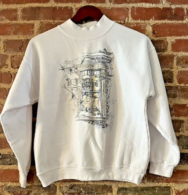 Northern Reflections SWEATSHIRT  MOUSE IN WINDOW Design Vintage 1990 s Size L