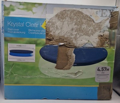 INTEX Poolabdeckung Easy Set Ø 4,57 m Pool Cover   neu | geprüfte Retoure
